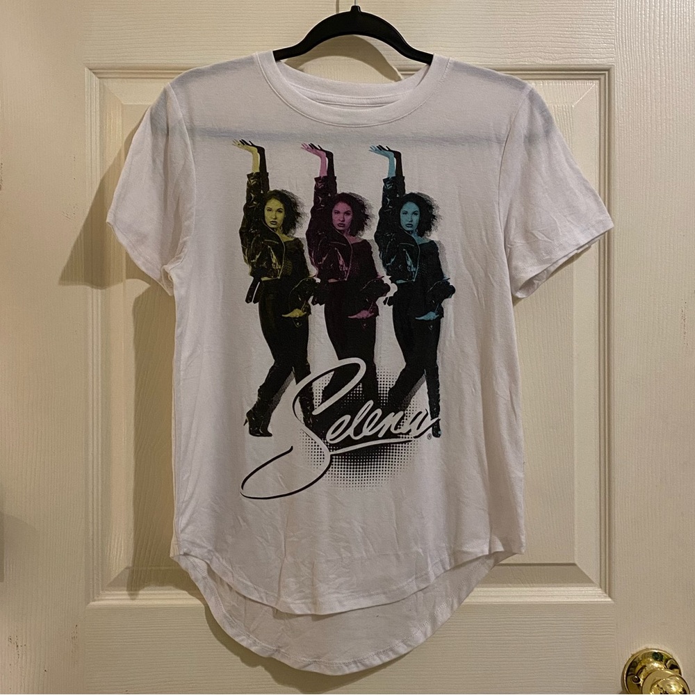 Woman’s Selena Neon Warhol Trifecta White Top